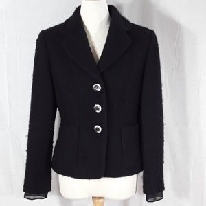 Banana Republic black wool jacket